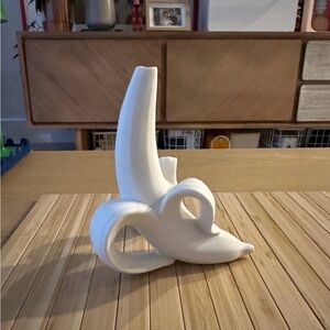 Jonathan Adler White Banana Vase